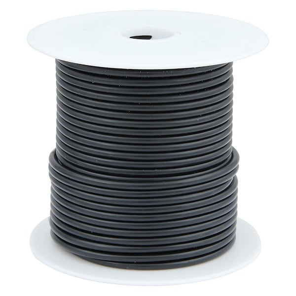Allstar Performance Primary Wire, 20 AWG, 1C C, Black, Polyvinyl, Stranded, 100 ft. ALL76511 - main